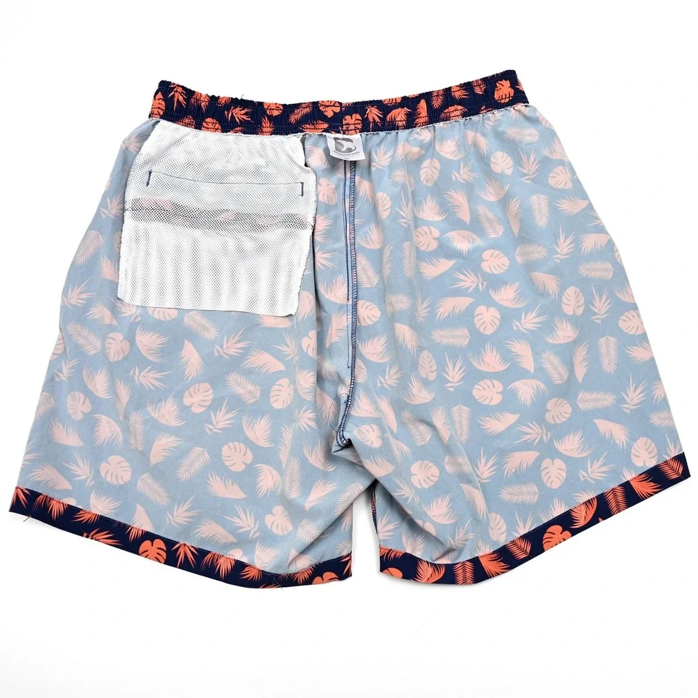 Bearbottom Swim Trunks Mens XL Geometric‎ Printed Beach Shorts Unlined 7
